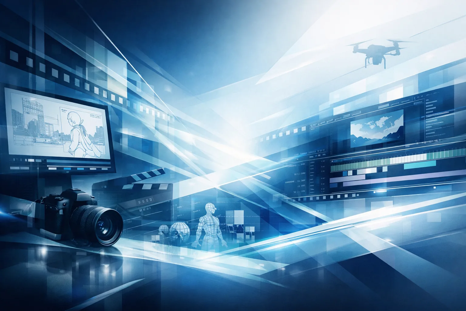 スピードスターの制作領域を表現したキービジュアル