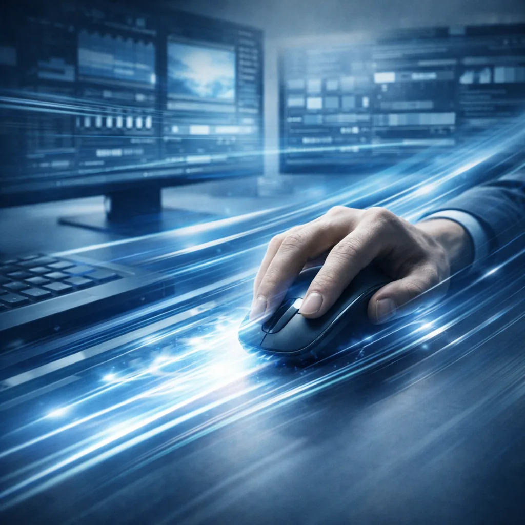 スピードと実装性の両立を表現したビジュアル